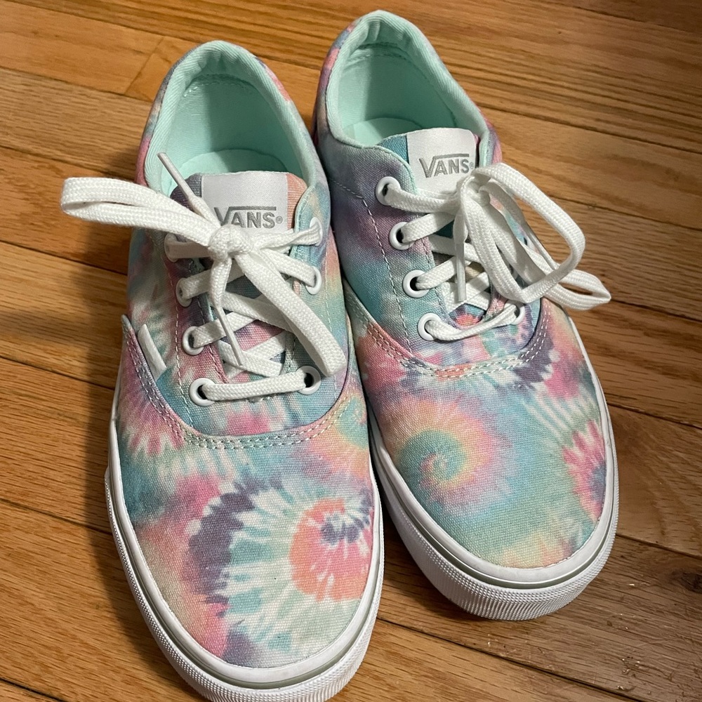 Womens tie dye Vans